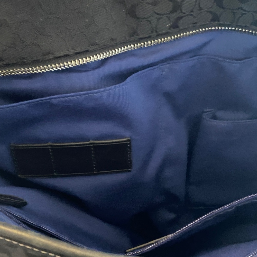 Coach Black Monogram Tote - Picture 3 of 7
